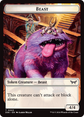 Beast Token [Duskmourn: House of Horror Tokens] | Odin's Place
