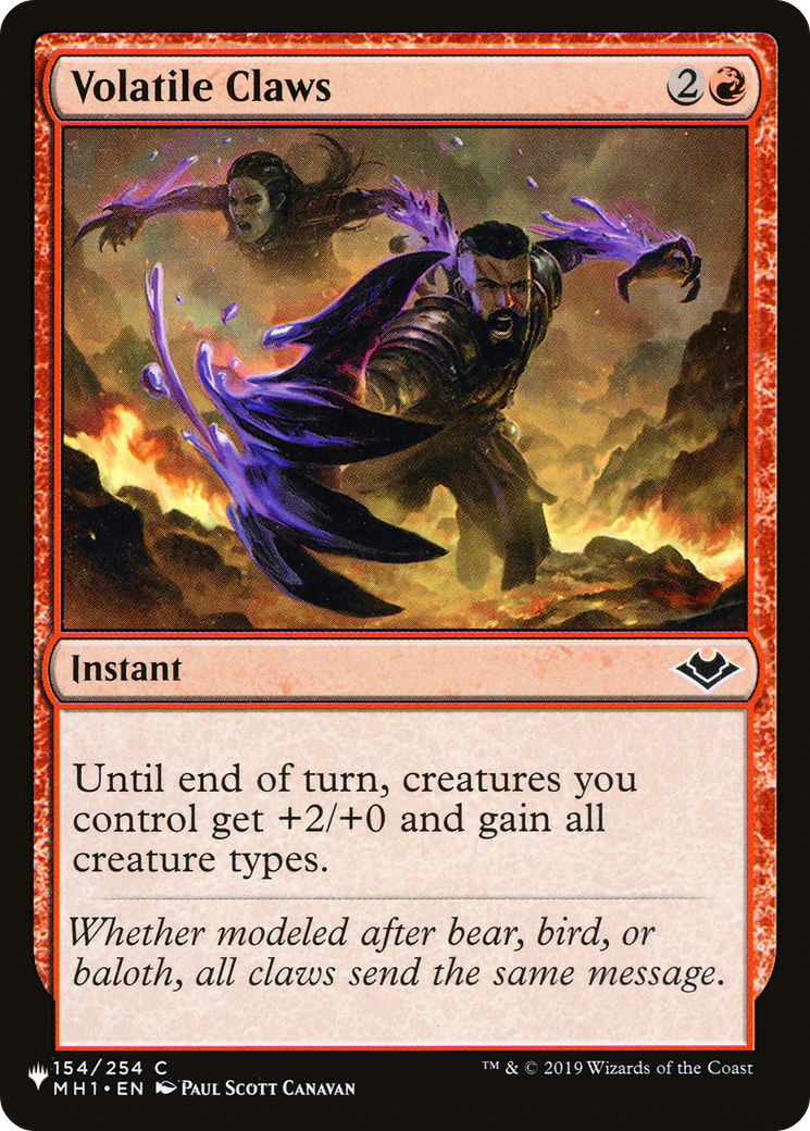 Volatile Claws [The List] | Odin's Place