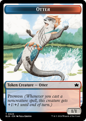 Otter // Thornplate Intimidator Double-Sided Token [Bloomburrow Tokens] | Odin's Place