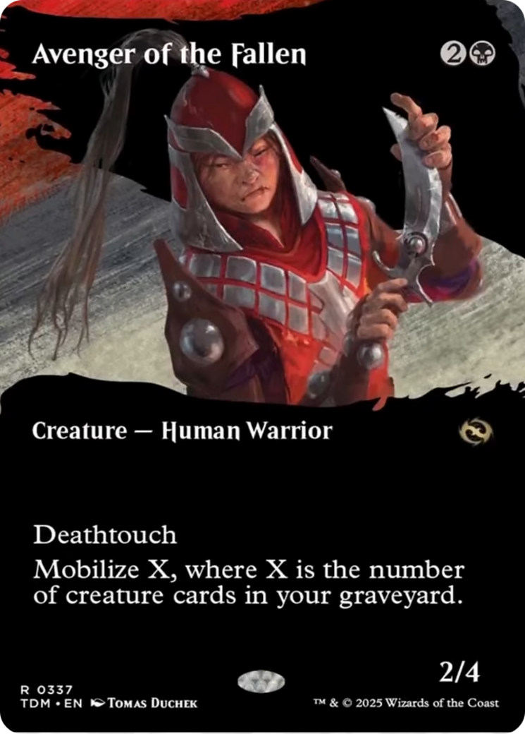 Avenger of the Fallen (Borderless) [Tarkir: Dragonstorm] | Odin's Place