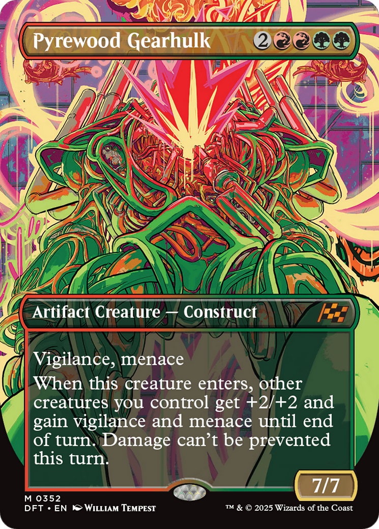 Pyrewood Gearhulk (Borderless) [Aetherdrift] | Odin's Place
