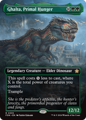 Ghalta, Primal Hunger (Borderless) [Foundations] | Odin's Place