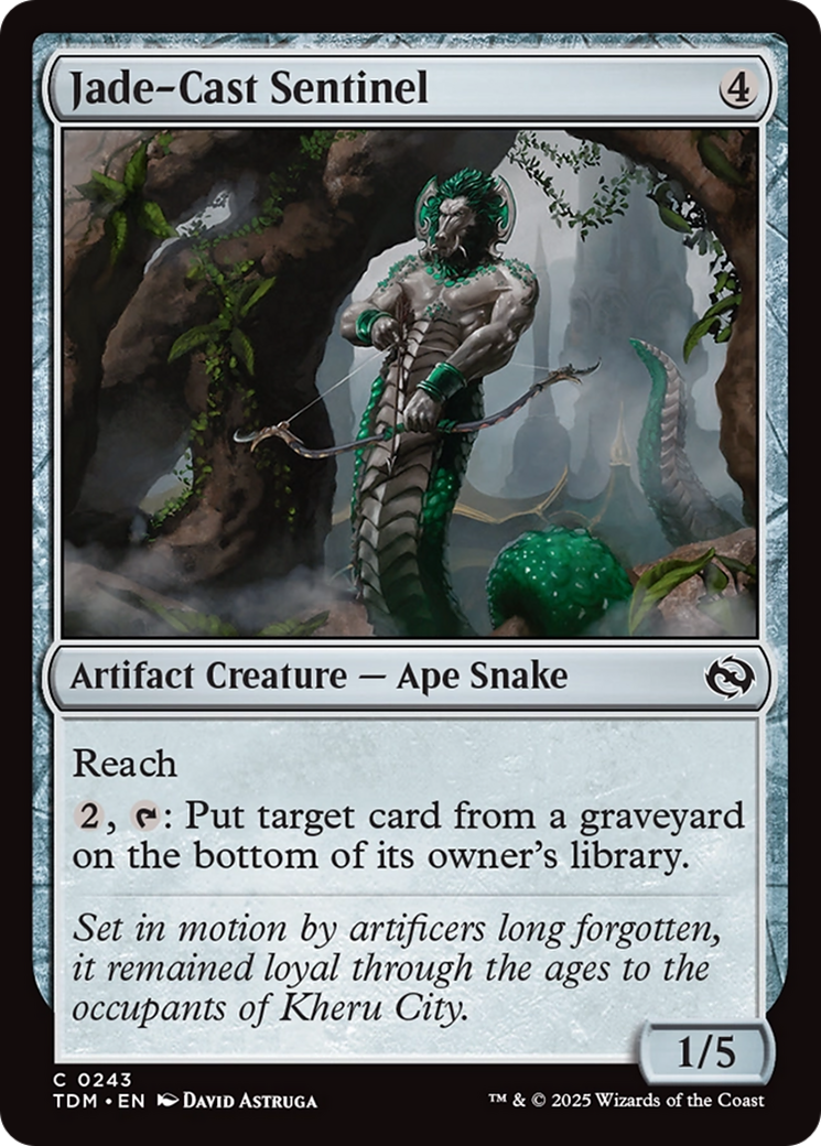 Jade-Cast Sentinel [Tarkir: Dragonstorm] | Odin's Place