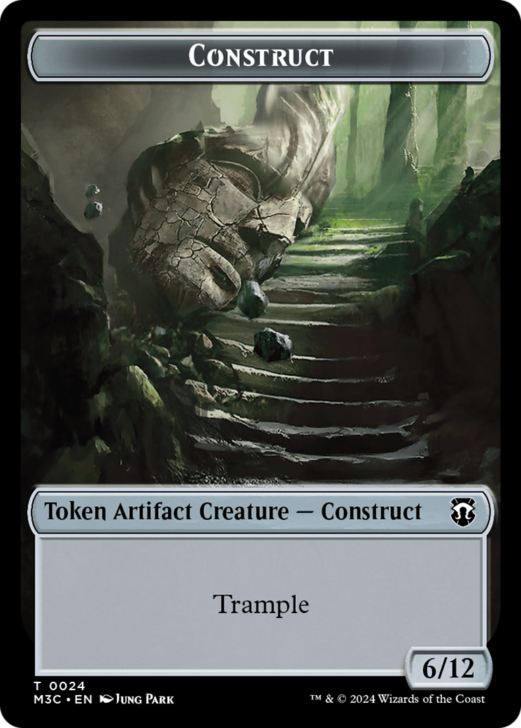 Construct // Myr Double-Sided Token [Modern Horizons 3 Commander Tokens] | Odin's Place