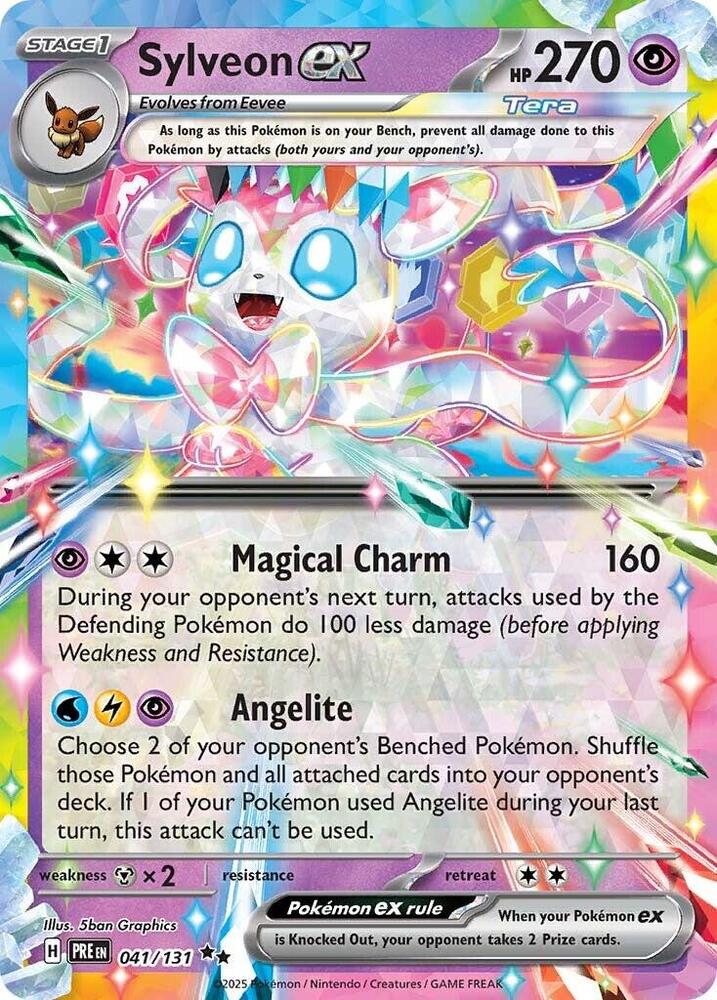 Sylveon ex (041/131) [Scarlet & Violet: Prismatic Evolutions] | Odin's Place