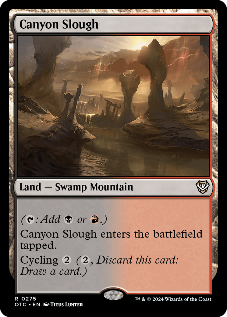 Canyon Slough [Outlaws of Thunder Junction Commander] | Odin's Place