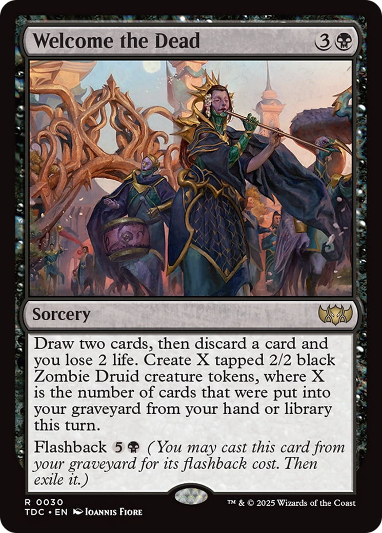 Welcome the Dead [Tarkir: Dragonstorm Commander] | Odin's Place