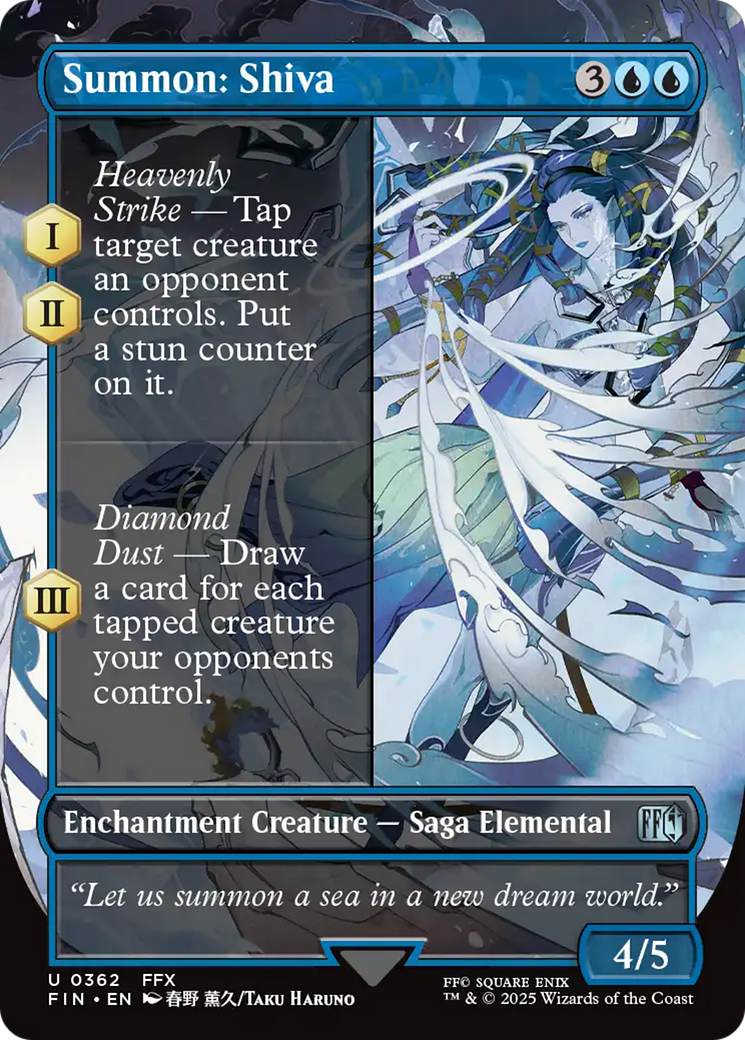 Summon: Shiva (Borderless) [FINAL FANTASY] | Odin's Place
