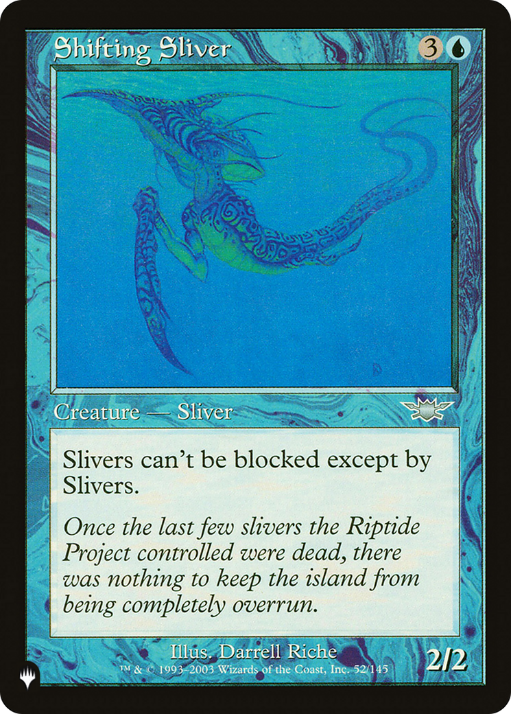Shifting Sliver [The List] | Odin's Place