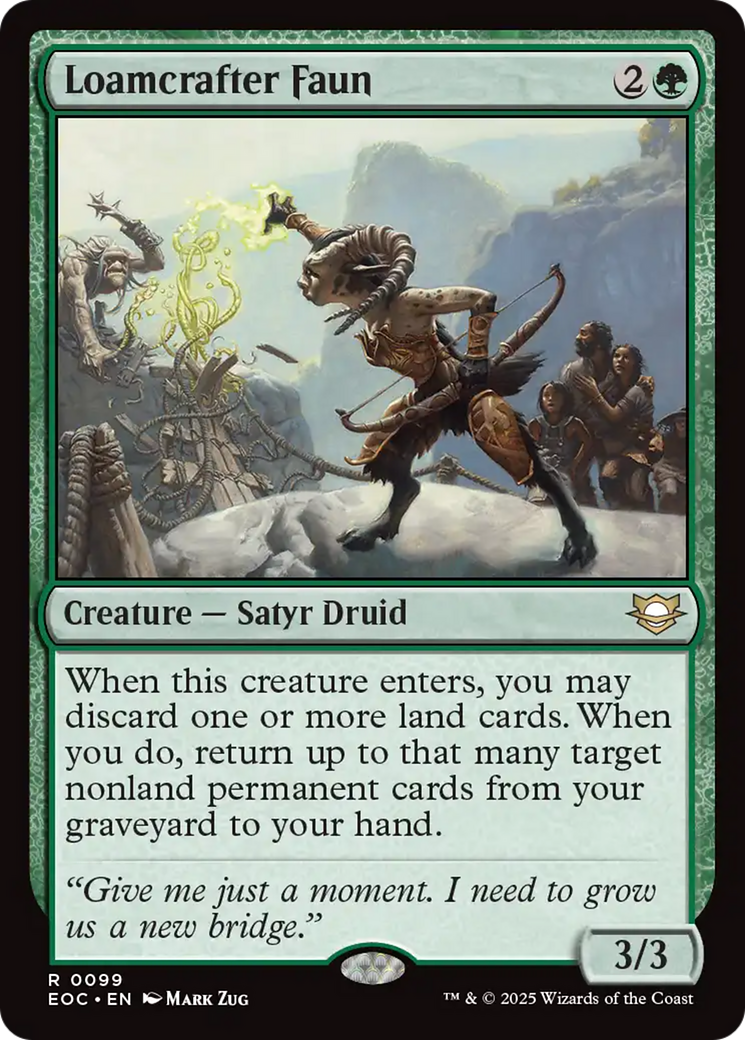 Loamcrafter Faun [Edge of Eternities Commander] | Odin's Place