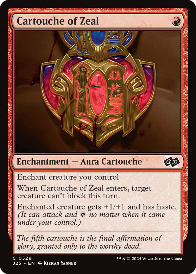 Cartouche of Zeal [Foundations Jumpstart] | Odin's Place