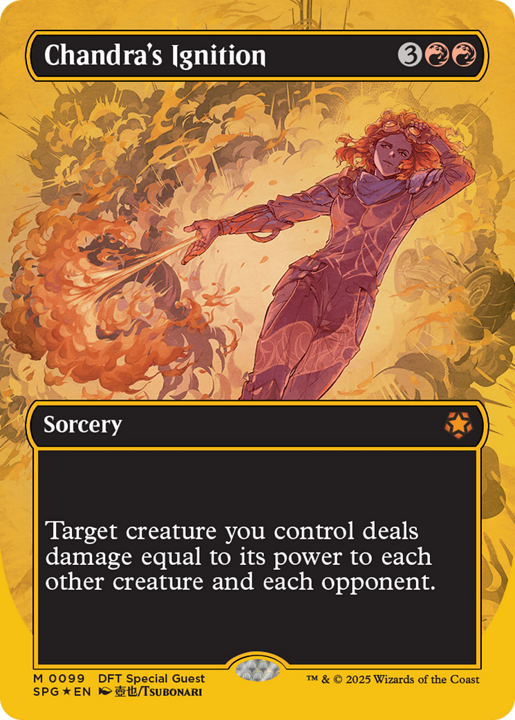 Chandra's Ignition (Borderless) (First-Place Foil) [Aetherdrift Special Guests] | Odin's Place
