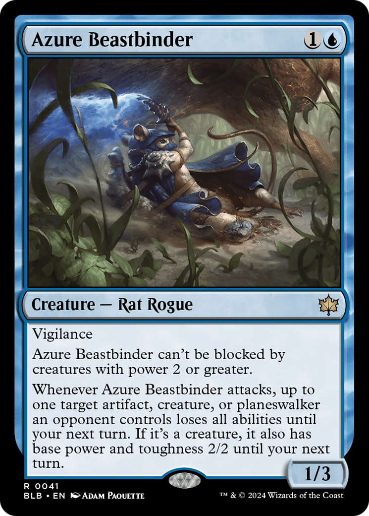 Azure Beastbinder [Bloomburrow] | Odin's Place