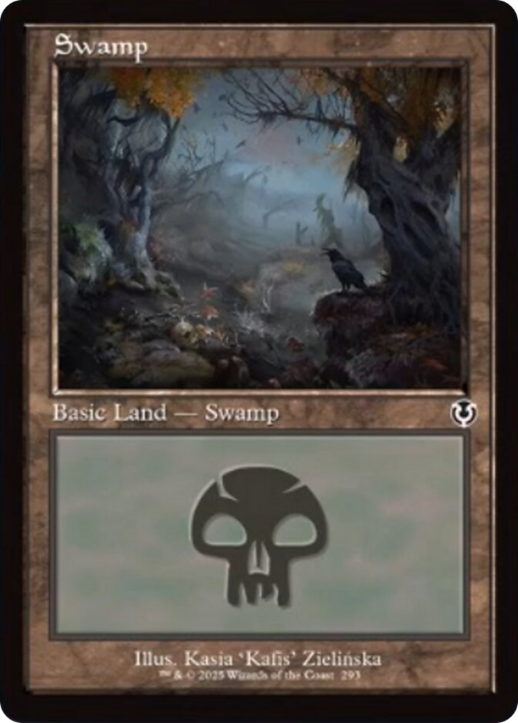 Swamp (293) (Retro Frame) [Innistrad Remastered] | Odin's Place