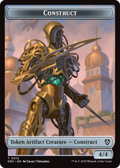 Construct // Golem (0013) Double-Sided Token [Aetherdrift Tokens] | Odin's Place