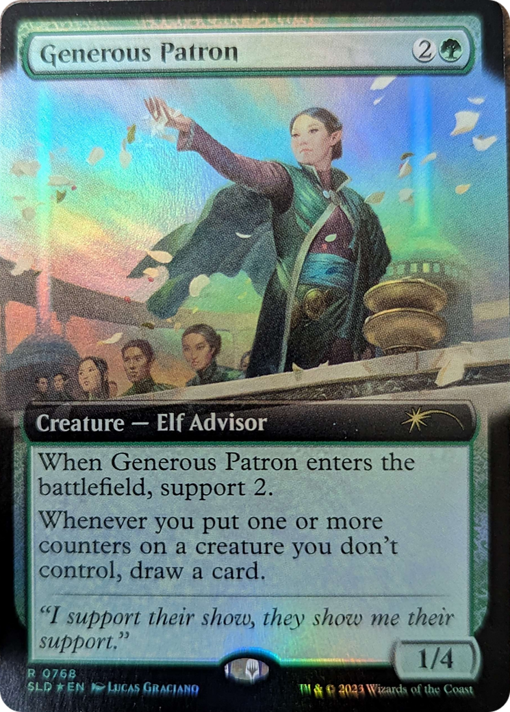 Generous Patron (Extended Art) [Secret Lair Drop Series] | Odin's Place