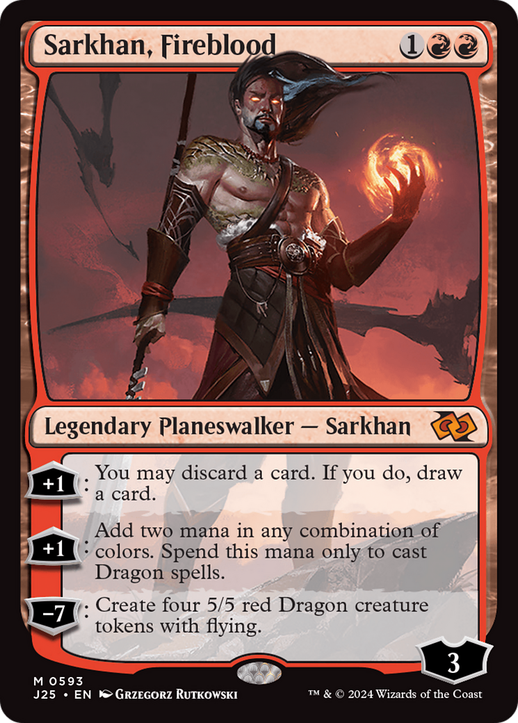 Sarkhan, Fireblood [Foundations Jumpstart] | Odin's Place