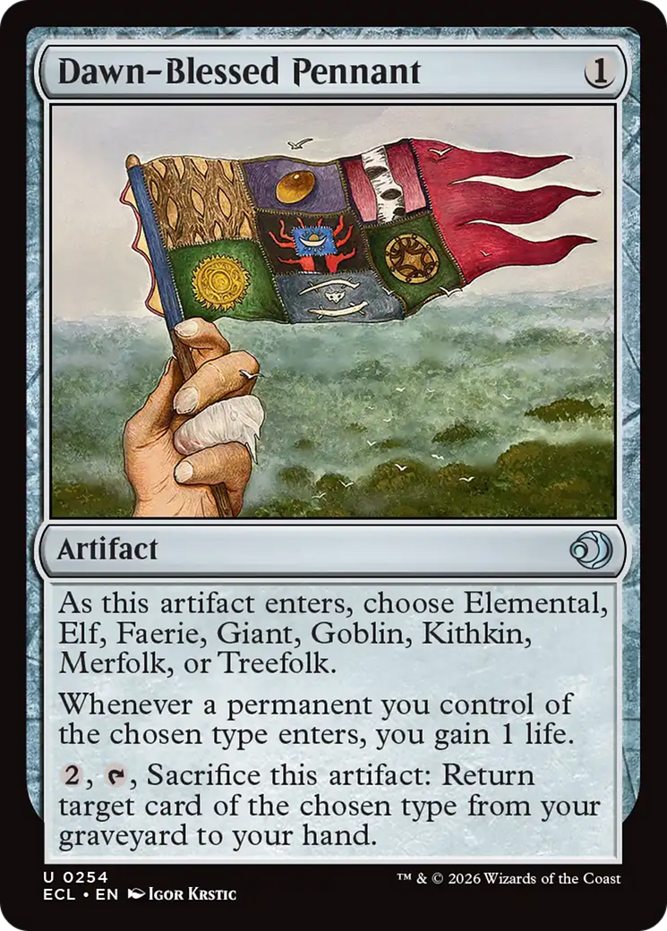 Dawn-Blessed Pennant [Lorwyn Eclipsed] | Odin's Place
