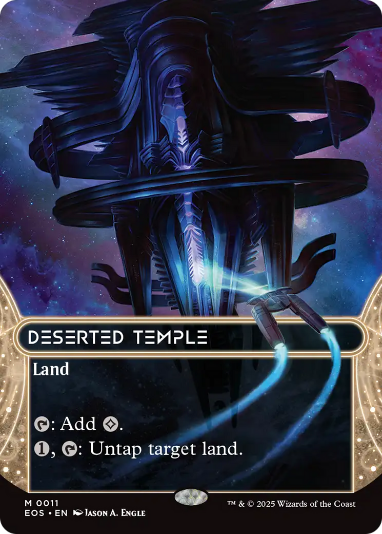 Deserted Temple (0011) (Borderless) [Edge of Eternities: Stellar Sights] | Odin's Place