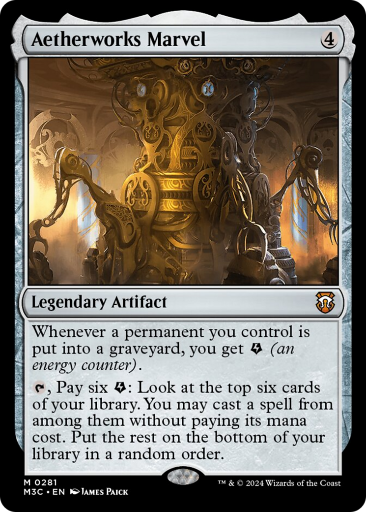 Aetherworks Marvel (Ripple Foil) [Modern Horizons 3 Commander] | Odin's Place