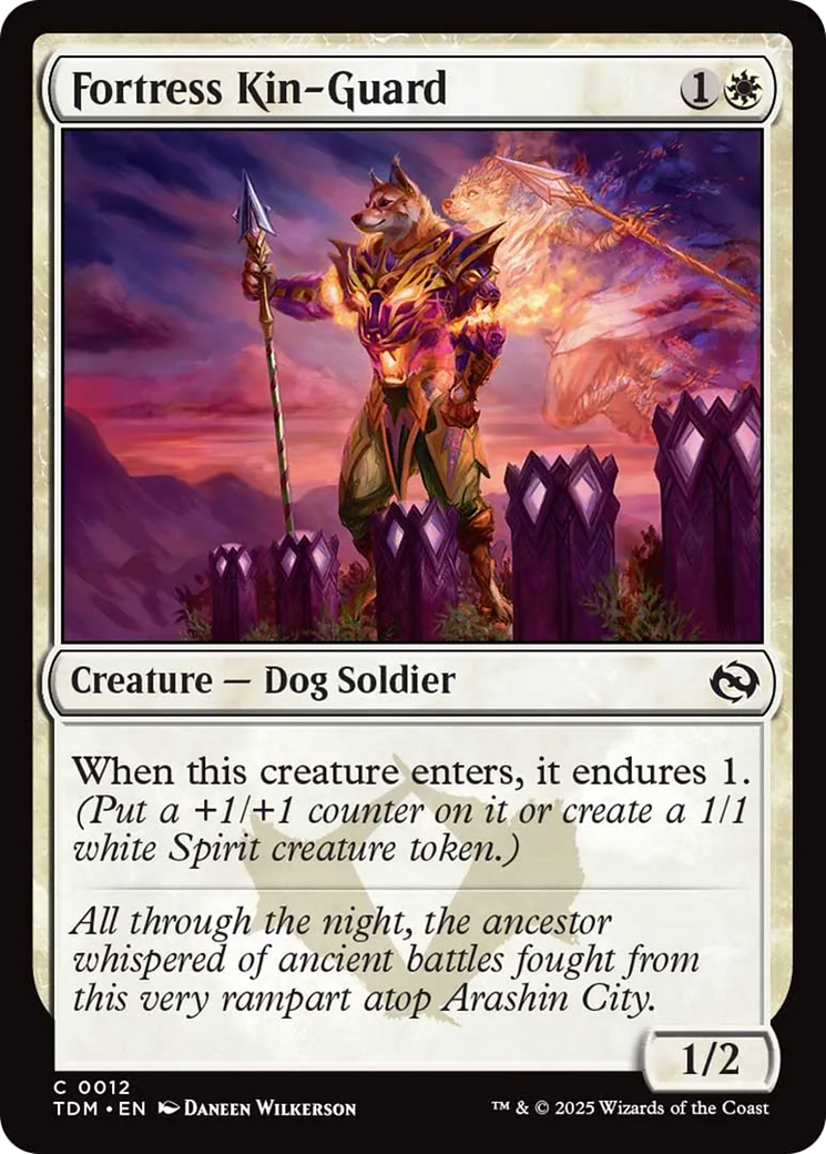 Fortress Kin-Guard [Tarkir: Dragonstorm] | Odin's Place