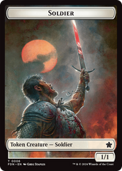 Rabbit // Soldier Double-Sided Token [Foundations Tokens] | Odin's Place