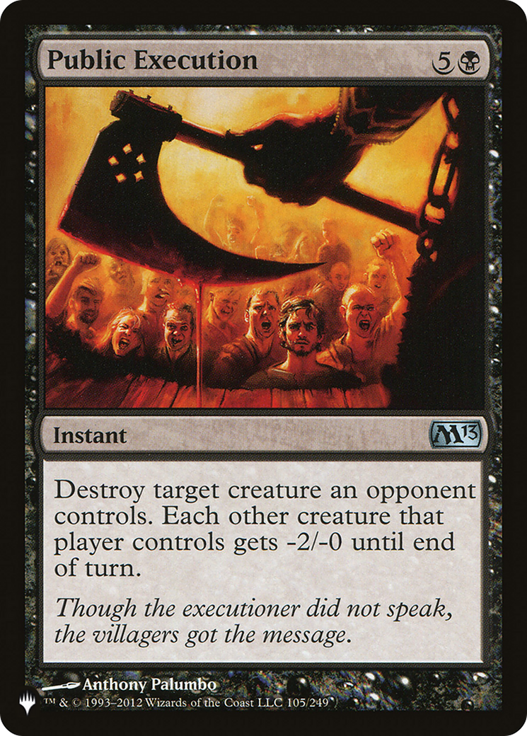 Public Execution [The List] | Odin's Place