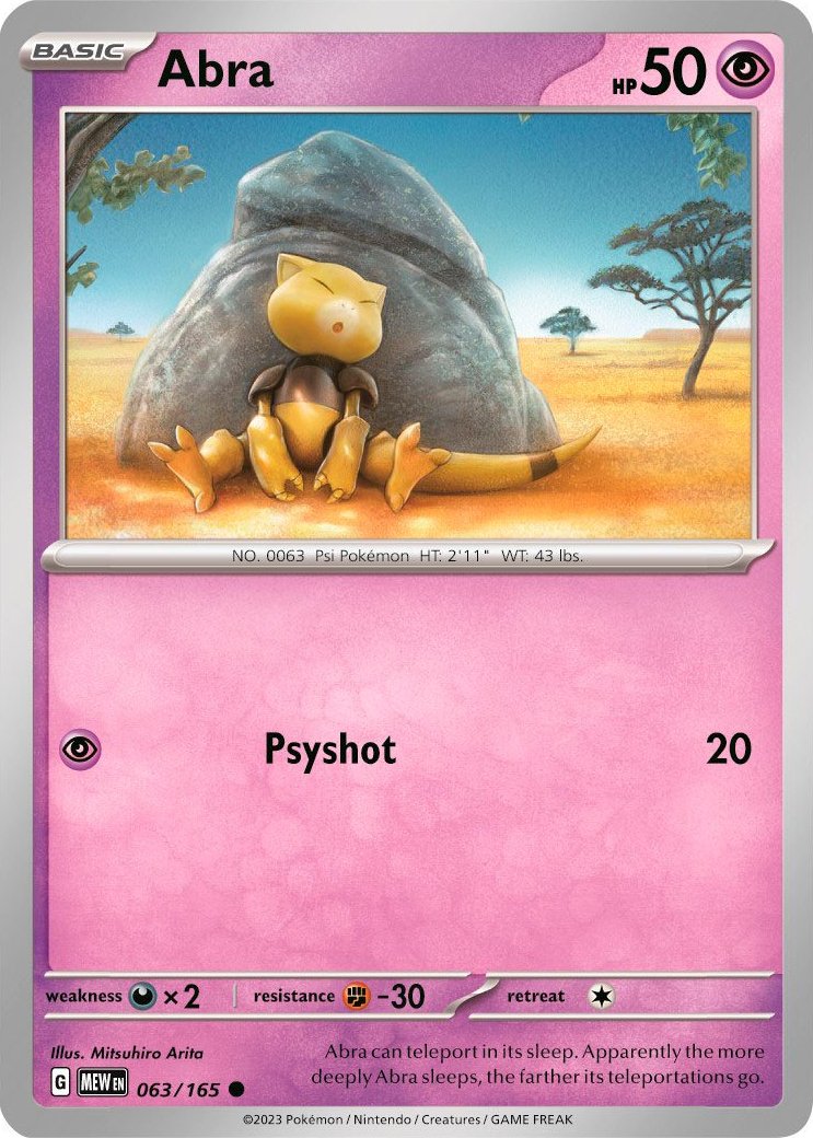 Abra (063/165) [Scarlet & Violet 151] | Odin's Place