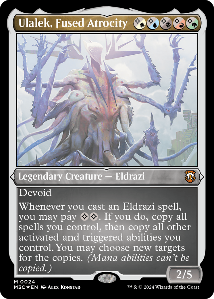 Ulalek, Fused Atrocity (Foil Etched) [Modern Horizons 3 Commander] | Odin's Place