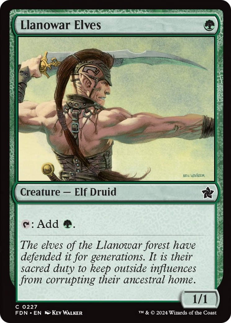 Llanowar Elves [Foundations] | Odin's Place