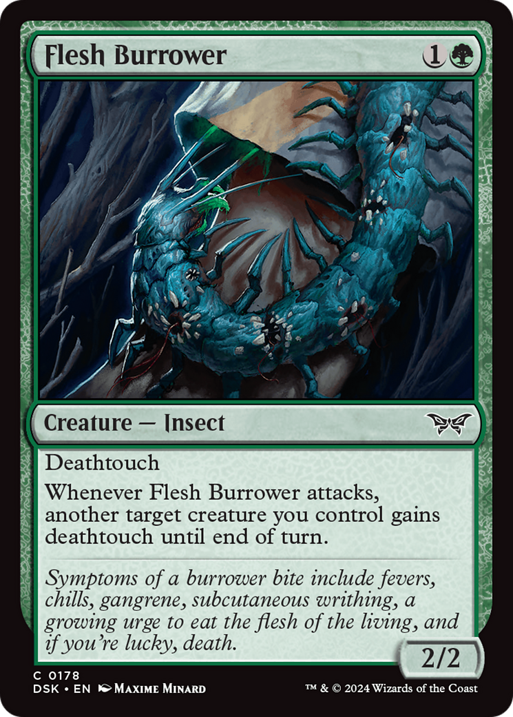 Flesh Burrower [Duskmourn: House of Horror] | Odin's Place