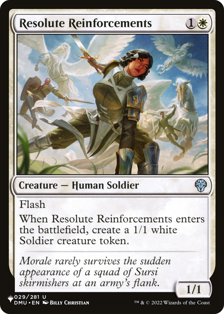 Resolute Reinforcements [The List] | Odin's Place