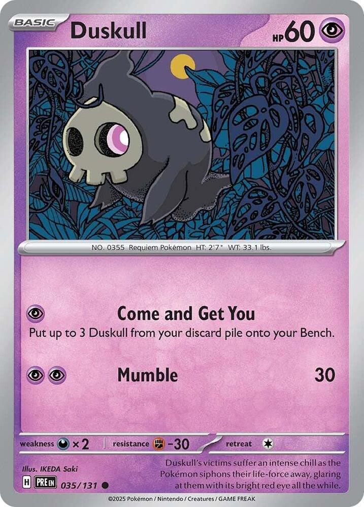 Duskull (035/131) [Scarlet & Violet: Prismatic Evolutions] | Odin's Place