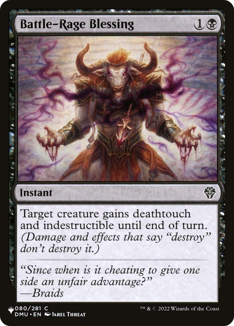 Battle-Rage Blessing [The List] | Odin's Place
