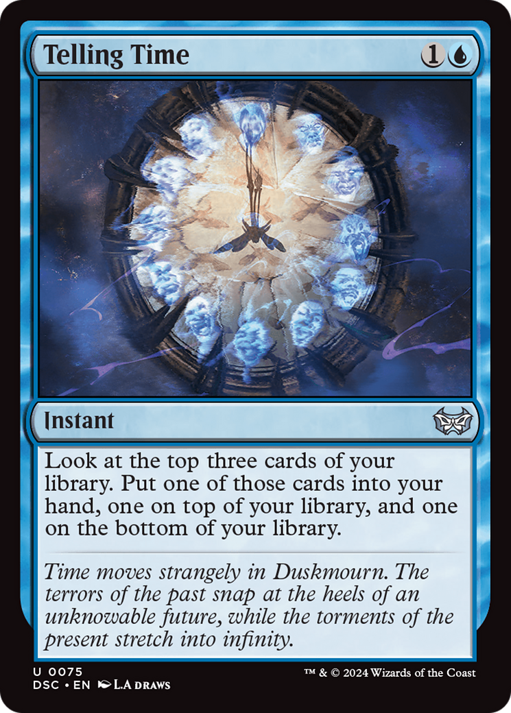 Telling Time [Duskmourn: House of Horror Commander] | Odin's Place