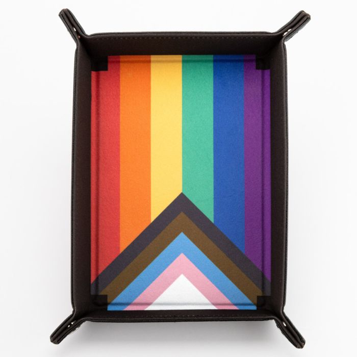 Fanroll Gaymers Pride Dice Tray: Rainbow Flag | Odin's Place