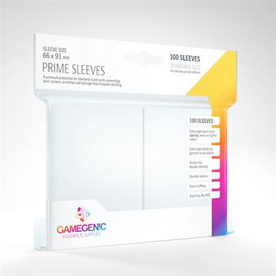 Gamegenic Prime Card Sleeves: White | Odin's Place
