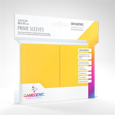 Gamegenic Prime Card Sleeves: Yellow | Odin's Place