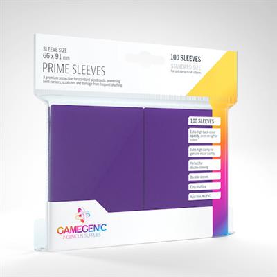 Gamegenic Prime Card Sleeves: Purple | Odin's Place
