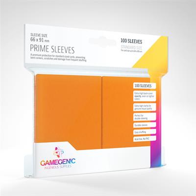 Gamegenic Prime Card Sleeves: Orange | Odin's Place