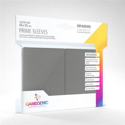 Gamegenic Prime Card Sleeves: Gray | Odin's Place