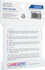 Gamegenic Matte Sleeves: Mini-Square (53 x 53 mm) | Odin's Place
