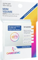 Gamegenic Matte Sleeves: Mini-Square (53 x 53 mm) | Odin's Place