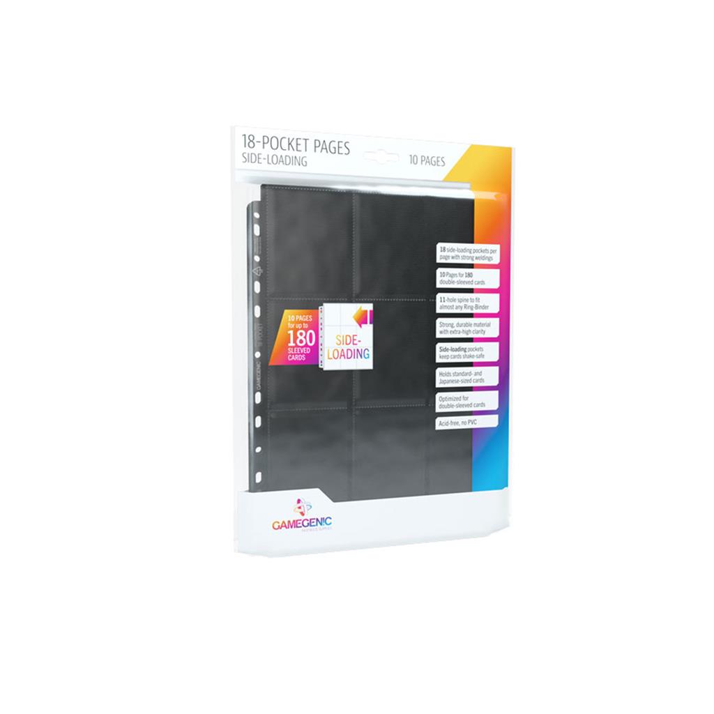 GAMEGENIC SIDELOADING 18-POCKET PAGES: 10 PG | Odin's Place
