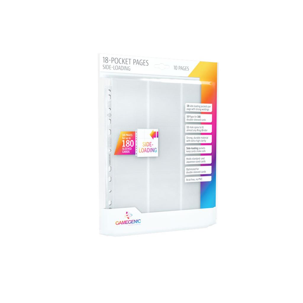 GAMEGENIC SIDELOADING 18-POCKET PAGES: 10 PG | Odin's Place