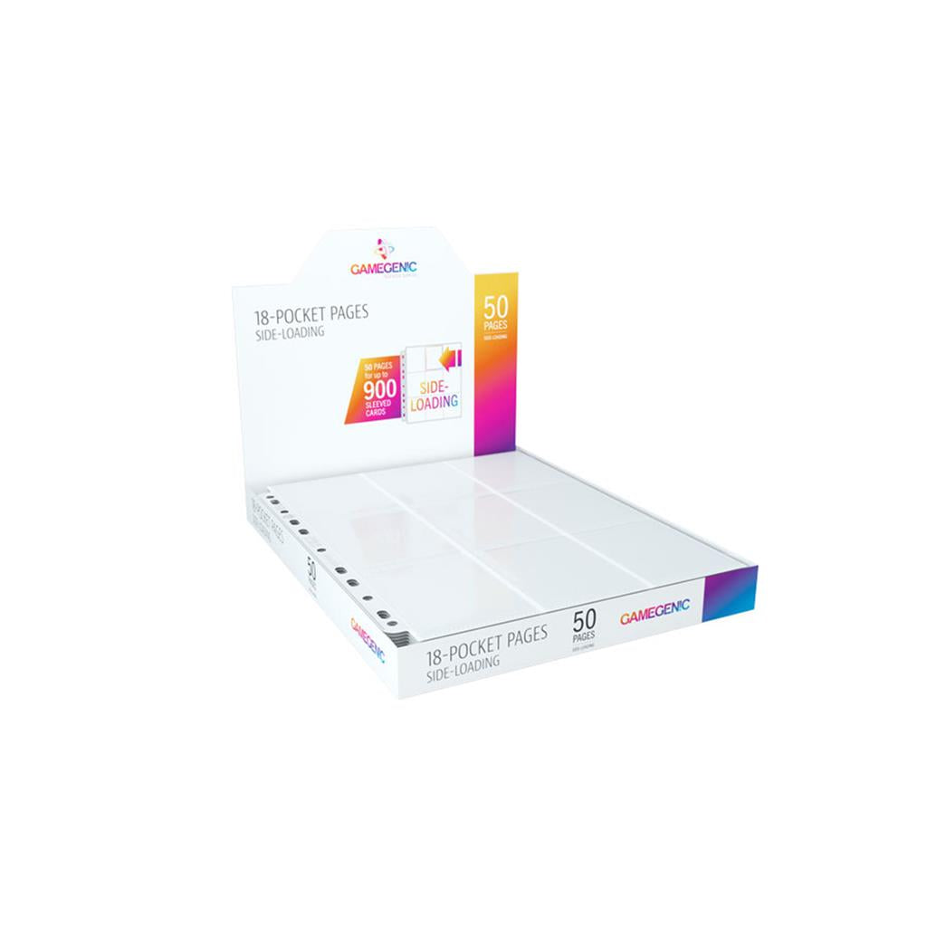 Gamegenic Side-Load 18-Pocket Pages 50 PACK | Odin's Place