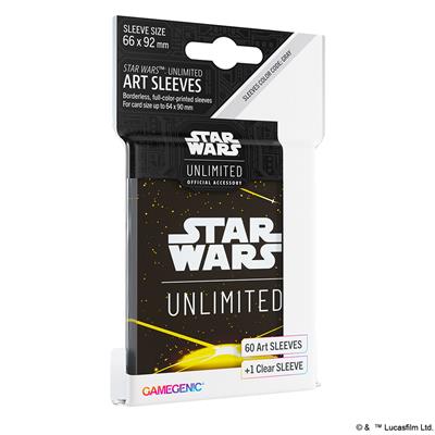 The Star Wars ™: Unlimited Art Sleeves Black Yellow | Odin's Place