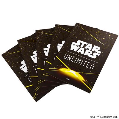 The Star Wars ™: Unlimited Art Sleeves Black Yellow | Odin's Place