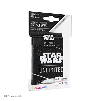 Star Wars: Unlimited Art Sleeves Card Back White | Odin's Place