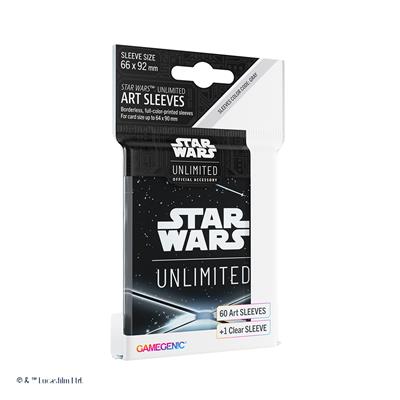 Star Wars: Unlimited Art Sleeves Card Back Black | Odin's Place